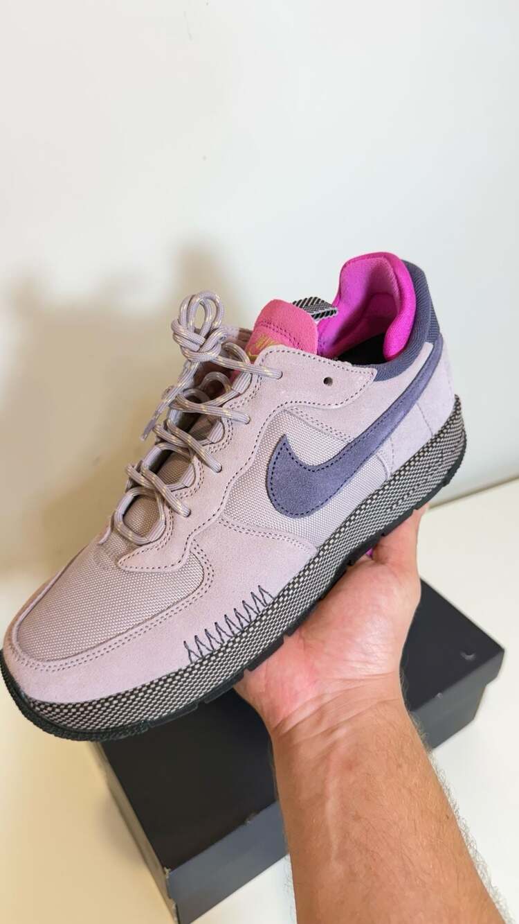 Nike Wmns Air Force 1 Wild Light Violet Ore Hyper Magenta Black Dark Raisin